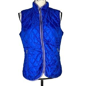 ‎Lands’ End blue lightweight vest small